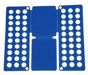 Styleys Adjustable Clothes Folder T Shirt Flip Fold Cloth Folding Board Fast Laundry Folder Clothing Flipfold (S1140_Blue)