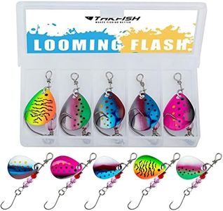 THKFISH Spinner Baits Fishing Spinners Spinnerbait Trout Lures Fishing Lures for Bass Trout Crappie