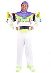 Disguise Toy Story Men's Buzz Lightyear Deluxe Adult,Multi,XL (42-46) Costume