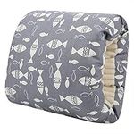 Nursing Arm Pillow, Lightweight Portable Soft Newborn Nursing Pillow Convenient (Grey fish)