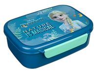 Scooli FRUW9903 Lunch Box Made of Plastic with Two Clips, Disney Frozen II, Easy to Open and Close, BPA and Phthalate , Approx. 18 x 13.5 x 6 cm