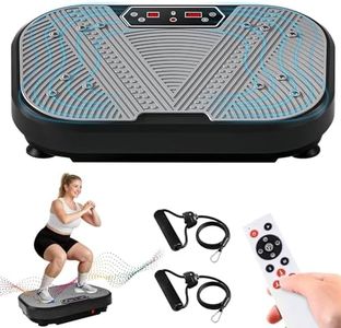 Vibration Plate Exercise Machine, Vibration Plate with Bluetooth & LED Display, 120 Speed Levels with Remote,150-180kg Capacity, Full Body Vibration Plate for Lymphatic Drainage,Weight Loss & Shaping