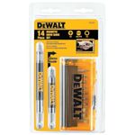 DEWALT Screwdriver Bit Set, Magnetic Drive Guide, 14-Piece (DW2097CS), Pack of 1