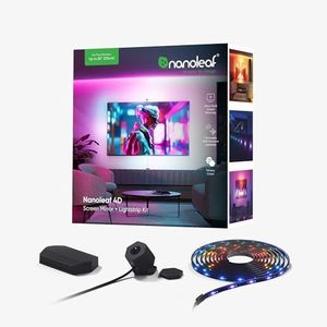 Nanoleaf 4D Screen Mirror + 5.2M Lightstrip Kit for TV up to 85 inch / 216cm - LED RGB Strip Plus Camera, WiFi, Compatible Amazon Alexa Google Home Apple, White