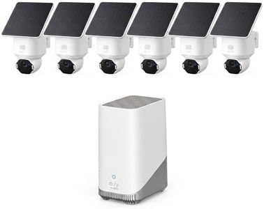 eufy Security SoloCam E42, 6-Cam Kit, 4K Solar Security Camera