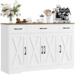 HOSTACK Buffet Cabinet with Drawers