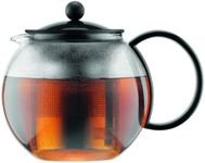 Bodum ASSAM Tea Maker, French Press System, Plastic Filter, 1.0 L/34 oz - Black