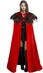 Gothic Feather Shawl and Halloween 