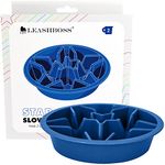 Leashboss Slow Feeder Dog Bowls - Cup Maze Puzzle Food Bowl with Feeder Holes, Fits into Elevated Pet Feeders - Slow Eating for Large, Medium & Small Sized Breeds