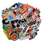 100Pcs Rock Band Stickers Music Car Stickers for Guitar Stickers Decals - Punk Rock Band Stickers Rock n Roll No Repeat, Waterproof Laptop Sticker for IPad Electric, Bass Drum Skateboard Motorcycle