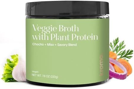 Kroma Vegetable Broth, Gluten Free, Vegan Food, Veggie Powder Mix with Red Miso, Veggies, Herbs, Plant Protein & other Organic Ingredients, Supports Gut Health, Immunity & Energy, 12 Servings
