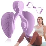 Thigh Master Thigh Exerciser, Hip & Inner Thigh Exercise Equipment, Pelvic Floor Muscle Trainer with Figure 8 Resistance Band for Arm Leg, Thigh Toner Kegel Exercise Products for Women