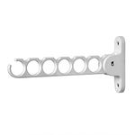 Spectrum Diversified Wall Mount Hanger Holder Closet Organizer, White