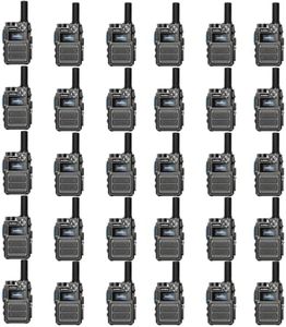 （Heavy Duty） Lifetime Free Unlimited Range Long Range Walkie Talkies for Adults Rapid 4G LTE PoC Two Way Radios Long Distance with Nationwide Range for Team Management,Truck Fleet(30-Pack)