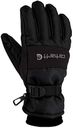 Carhartt Men's W.P. Waterproof Insulated Glove, Black, Large