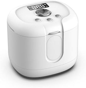 LemLings Nettoyeur de retenue à ultrasons, 200 ml, machine de nettoyage portable pour dentier, alignement, protège-dents, plateaux de blanchiment, machine de nettoyage de 45 kHz pour appareils