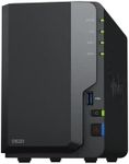 Synology 2-Bay NAS DS223 (Diskless) Black