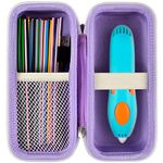 GWCASE Case Compatible with 3Doodler Start+ Essentials for 3D Pen Set for Kids, for 3D Pens Storage Organizer Carrying Holder Fit for 3D Printing Pen, Plastic Refill Blister (Box Only)-Purple