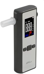 iBACheck Breathalyzer with Auto Flow detect & auto Cleaning Feature, 200 Memories and 3 Color Display Breath Alcohol Test Tester