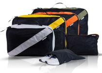 The Pro Packing Cubes Travel Organizer for Men and Women Water Resistant(Set of 6) (Multicolor)