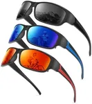 KALIYADI Polarized Sunglasses-for-Men Sports Sunglasses: Mens Sun Glasses with UV400 for Running Fishing Golf