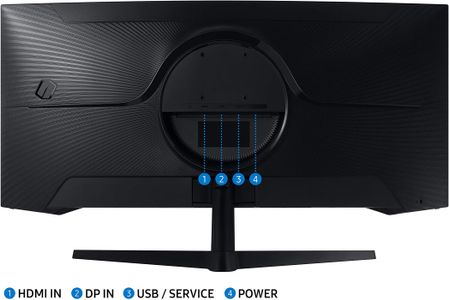 Samsung Odyssey G5 34" Curved Gaming Monitor – Ultra-Wide QHD Display
