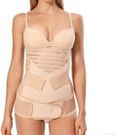 Postpartum Belly Band Wrap Girdle 3 in 1 Belt - C section Binder Post Pregnancy Recovery Support For Women - Post Delivery Shapewear Tummy Bandit Abdominal Corset Body Shaper Faja Postparto Cesarea