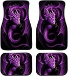 KEIAHUAN Purple Dragon Car Floor Ma