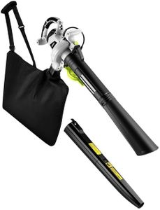 DEKOPRO Electric Leaf Blower Vacuum: 3 in 1 Electric Leaf Blower Corded Powerful Lawn Care Tools, Leaf Vacuum and Mulcher, 40L Leaf Collector Bag with Shoulder Strap for Yard, Garden, Patio, Sidewalk