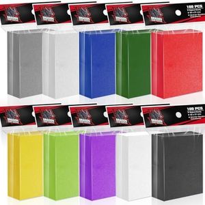 VKshop 1000pcs Matte Trading Card Sleeves Protector for Sports Card Sleeves and Toploader Card Sleeves Fit for Collectable Gaming Cards(Colours,66 * 91mm)