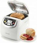 Spector Bread Maker Machine, 2lb Capacity, 3 Loaf Sizes (500g/750g/1000g), 600W Automatic Breadmaker with 15-Hour Delay Timer, 60-Min Keep Warm, 3 Crust Settings, Non-Stick Pan, Gluten-Free, Sourdough