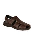 Bata Men's CLASSIC SANDAL (8614441_DARK BROWN_7 UK)