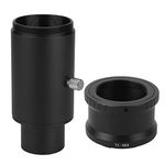 M42*0.75mm Adapter Ring T2 T Ring Adapter Manual Aperture 1.25 Inch Fixed Photography Extension Tube for Sony E Mount Camera T2 Mount Telescope