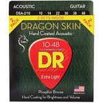 DR Coated Strings Dragon Skin Acoustic Lite 10-48 - Twin Pack