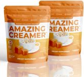 Superfoods Company Amazing Creamer with Collagen - Keto Creamer-Hyaluronic Acid & MCT Oil - Brain Boost & Curbs Cravings - Supports Healthy Skin & Hair - Diet-Friendly [60 Servings] [Salted Caramel]