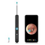 Portronics Cleansify Ear Endoscope Otoscope/Wax Cleaner with 1080p FHD Camera with Ultra fine 4.5mm Lens for Kids & Adults(Black)