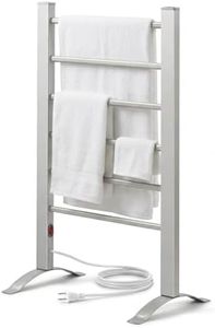 Pursonic TW300 6-Bar Freestanding or Wall Mountable Towel Warmer,Silver