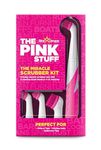 The Pink Stuff Miracle Scrubber Kit - Electric Scrubber Cleaning Tool Plus 4 Cleaning Brush Heads - Perfect for Hard to Reach Areas and Home Cleaning