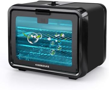 KING&DUKE 8-Liter UV Cabinet with UV Light, Large Capacity Storage Box for Hair Salon Tools, Manicure Sets, Smartphones, and Home Use