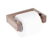 Brown Wood Toilet Paper Holder - Toilet Paper Holder Wall, Rustic Toilet Paper Holder, Wood Bathroom Accessories Wall Mount Toilet Paper Roll Holder