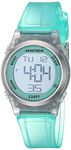 Armitron Sport Women's Digital Chronograph Resin Strap Watch, 45-7102, Teal, Chronograph,Digital