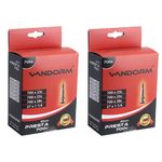 2 PACK Vandorm 700c x 23c - 28c Presta Valve Butyl 27" High Pressure Road Bike Inner Tubes