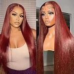 MsDanna Reddish Brown Lace Front Wi