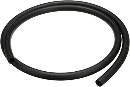 Gates 28490 Safety Stripe Standard Straight Heater Hose-6' Length, Inner Diameter 1/2", Black