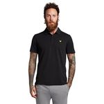 Lyle & Scott Mens Golf Tech Polo Shirt - Jet Black - XL