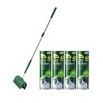 Fedicelly Large Lint Rollers Pet Hair Extra Sticky Floor, Cat Dog Hair Remover Laundry Clothes Carpet Furniture,6.3 inches Wider with 320 Sheets Giant Lint Remover Brush for Couch with Long Handle