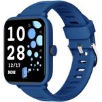 BIGGERFIVE Kids Smart Watch, Fitness Tracker Watch with Pedometer, 5ATM Waterproof, Sleep Monitor, Alarm Clock, Calorie Step Counter, Puzzle Games, Touch Screen for Girls Boys Ages 3-14 (Blue)