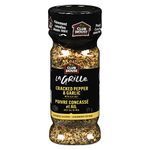 Club House La Grille, Grilling Made Easy, Cracked Pepper & Garlic with Sea Salt, All Purpose Seasoning, 171g