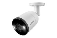 Lorex Indoor, Outdoor 4K IP Security Camera - Add-On Metal Bullet Camera for Wired Surveillance System - Smart Motion Detection, 2-Way Talk, and Color Night Vision [Requires Recorder]