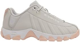 K-Swiss Women's ST329 CMF Sneaker, Oyster Mushroom/Cameo Rose/White, 11 M